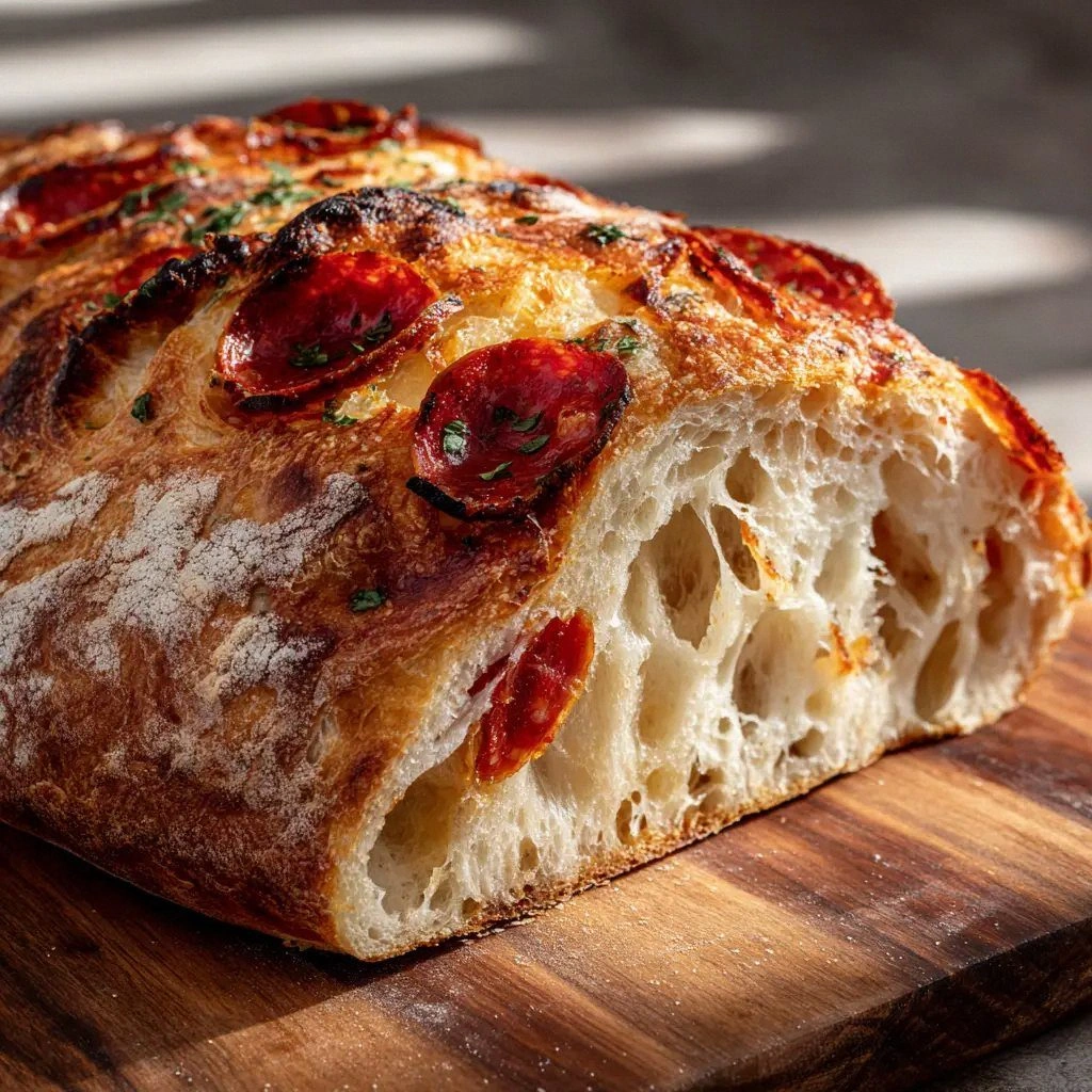 Pepperoni Pizza Sourdough Brea
