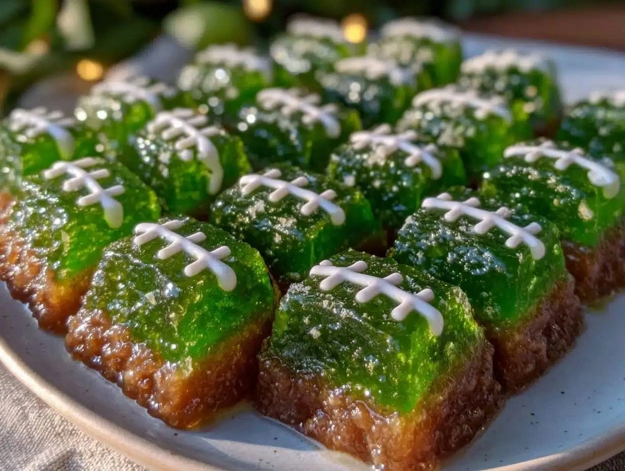 Perfect Football Field Jello Shots Tray Recipe 5 Easy Steps for Game Day Fun