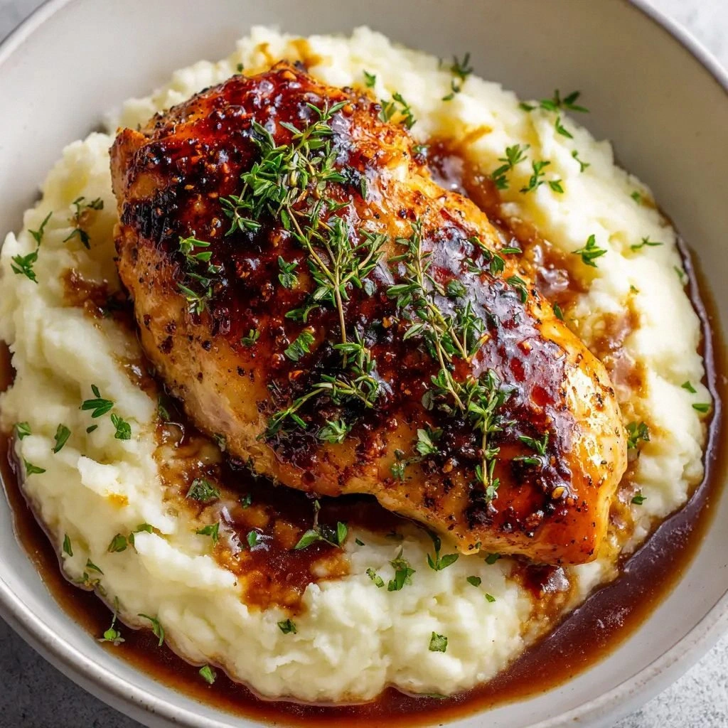 Perfect Glazed Garlic Herb Chi