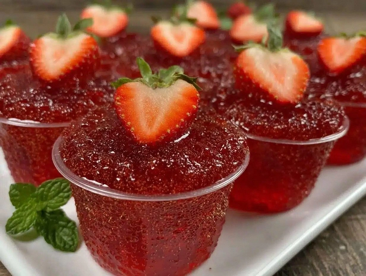 Perfect Strawberry Champagne Jello Shots Recipe for Easy Celebrations