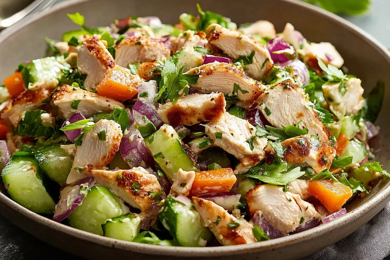 Persian Chicken Salad with Fre
