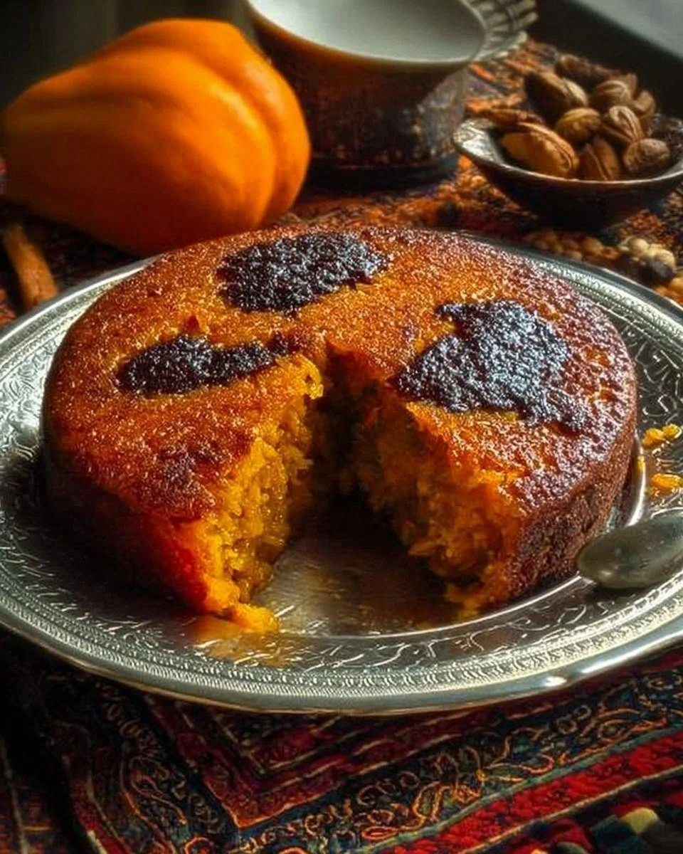 Persian Pumpkin Rice Cake