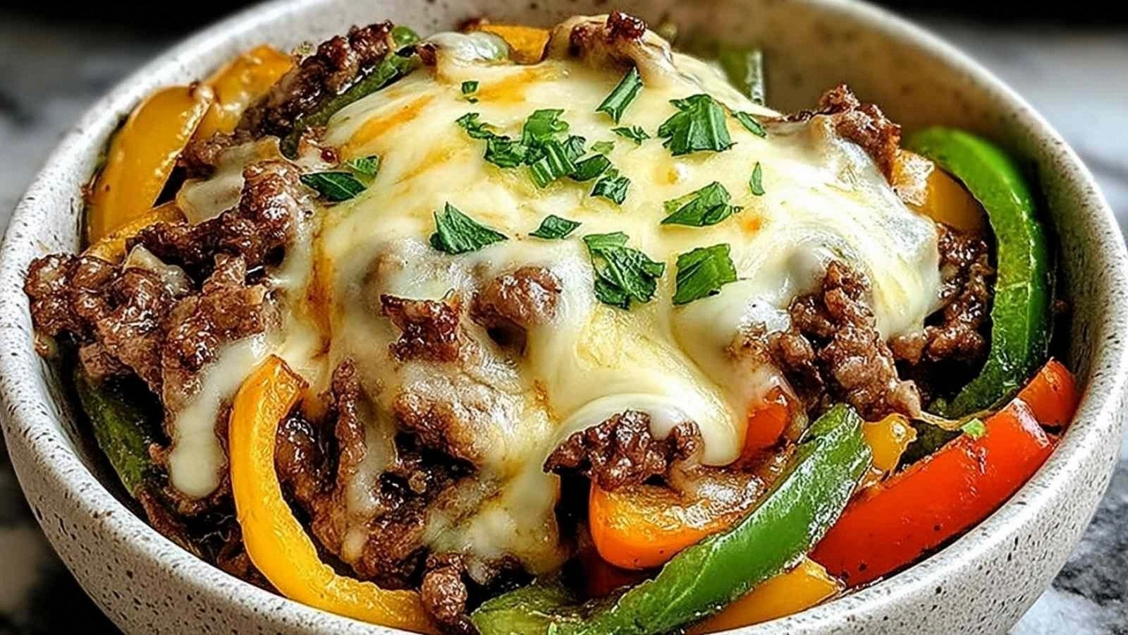 Philly Cheesesteak Bowls – Eas