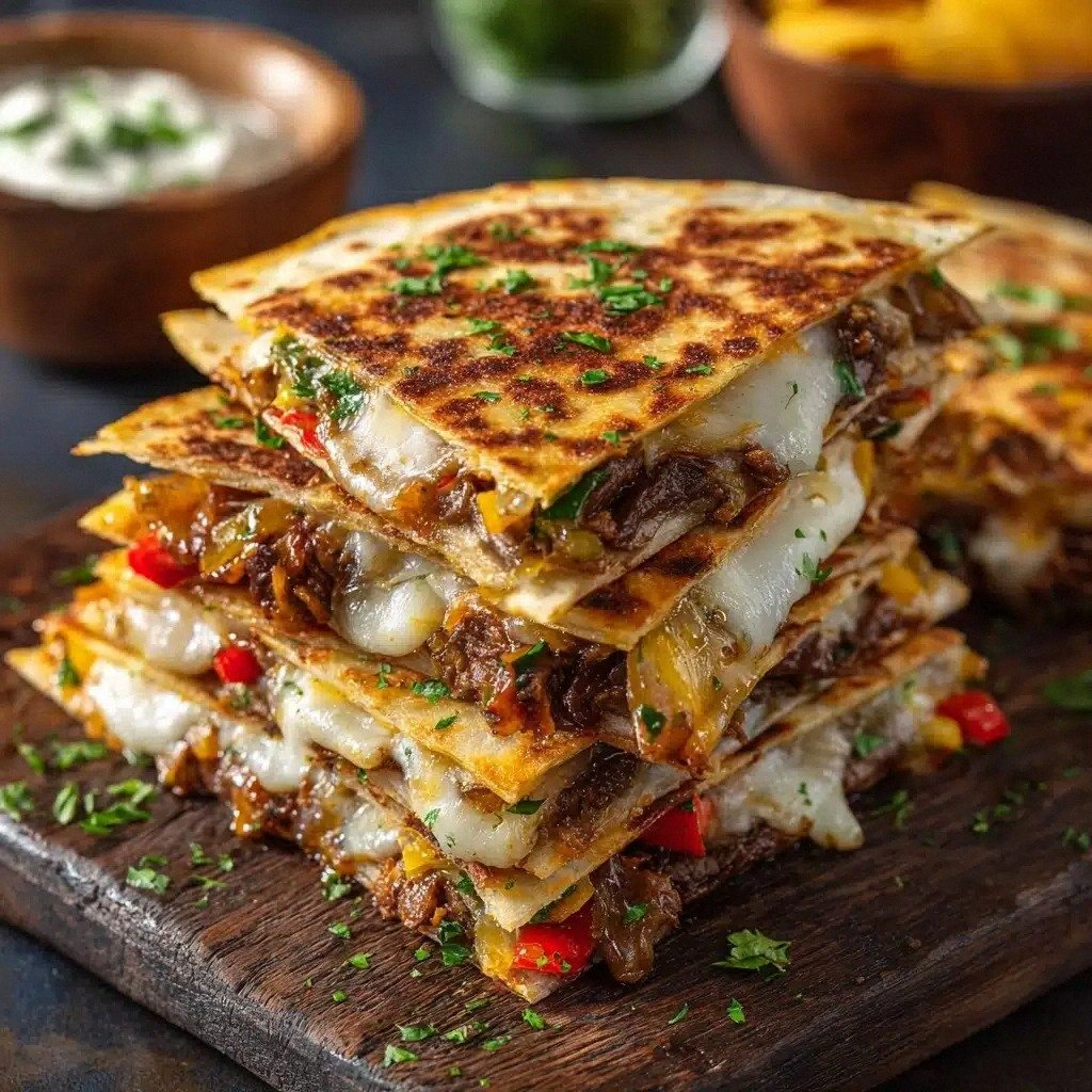 Philly Cheesesteak Quesadilla