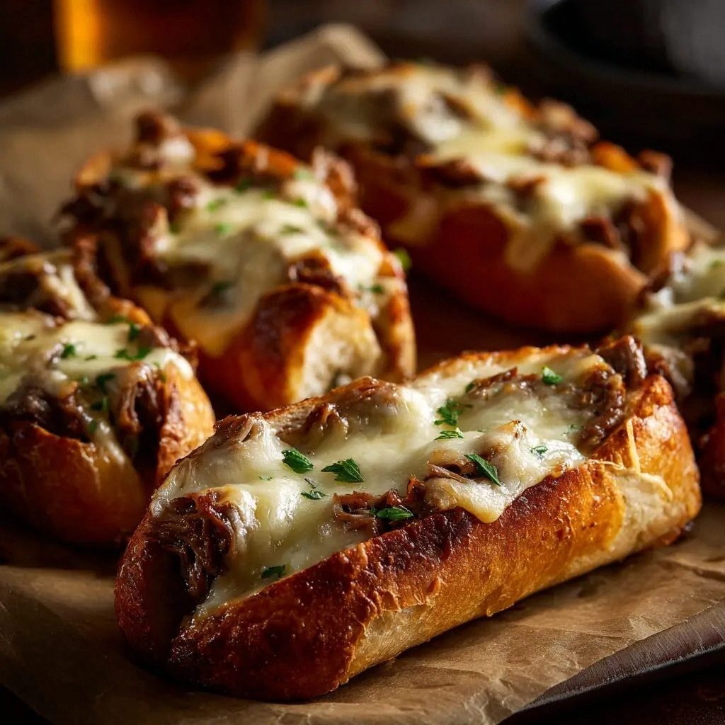 Philly Cheesesteak Stuffed Bre