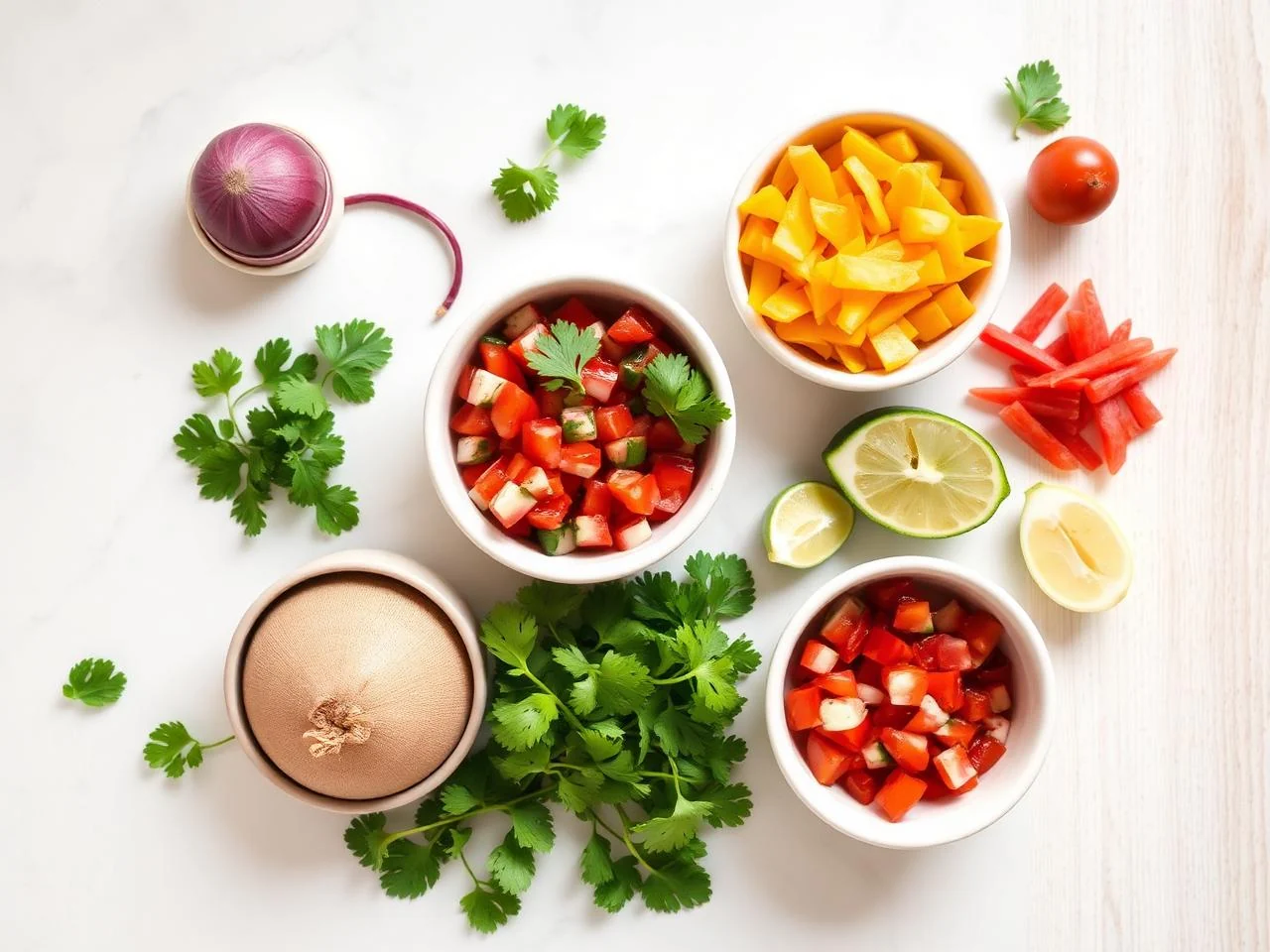 Ingredients for Pico De Gallo