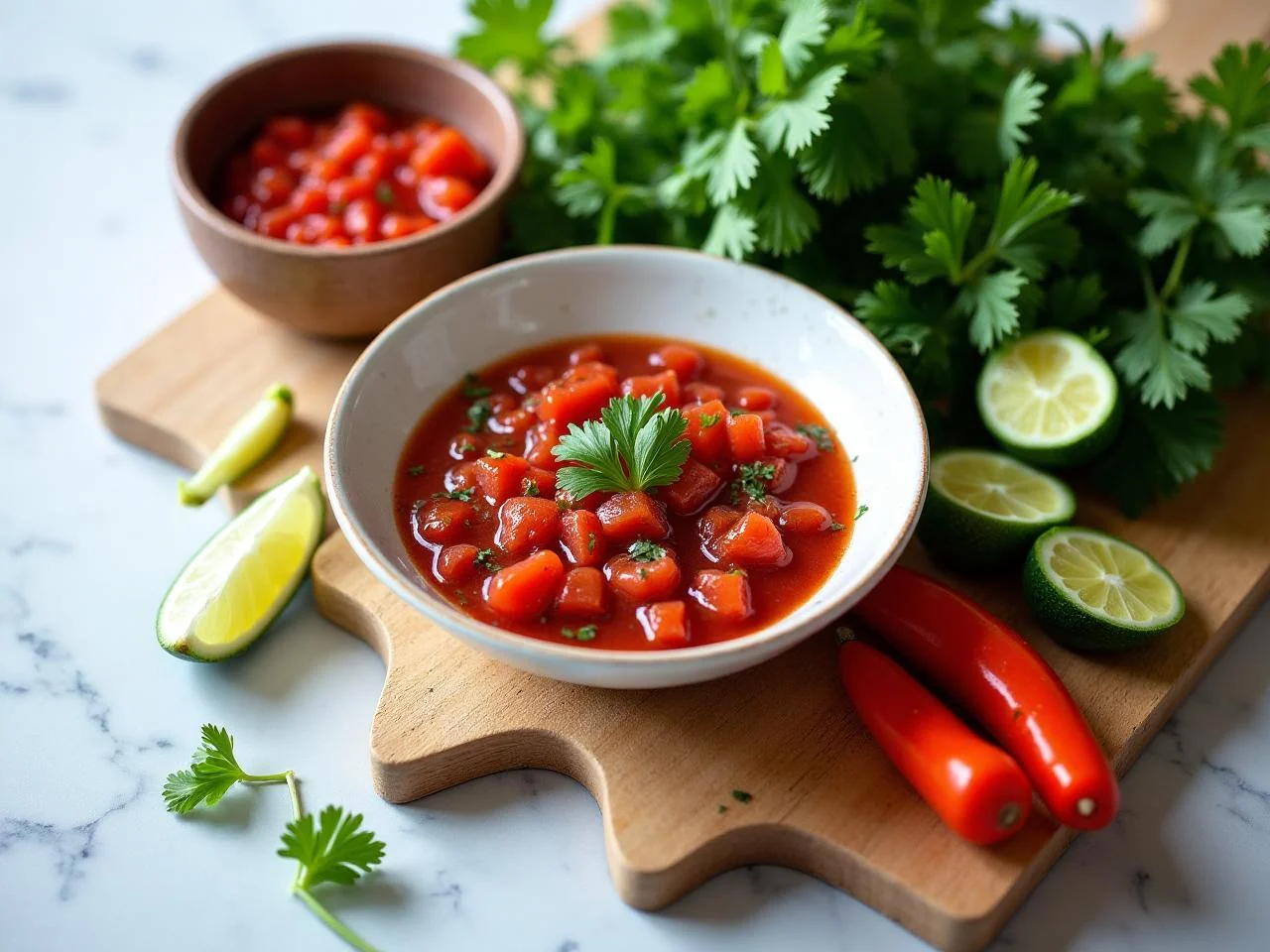 Ingredients for Pico de Gallo