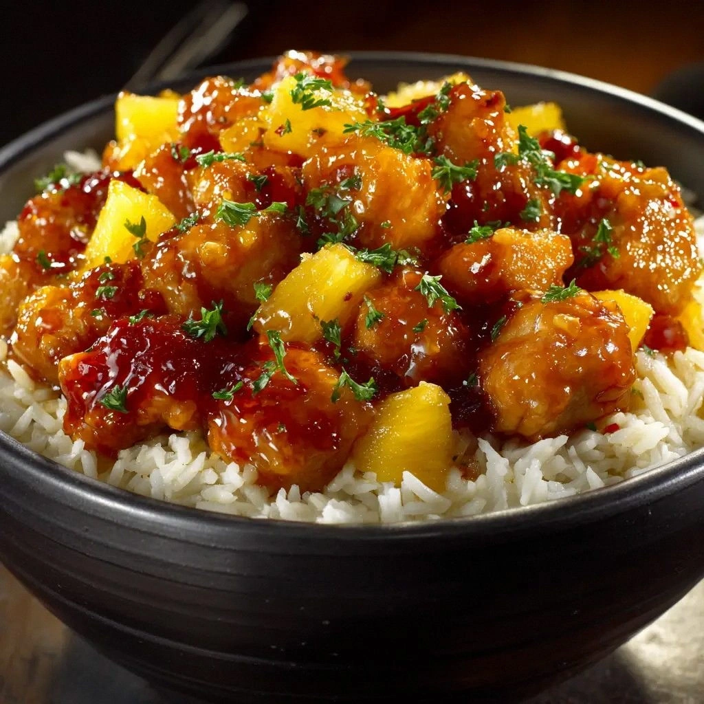 Pineapple Chicken and Rice: A 
