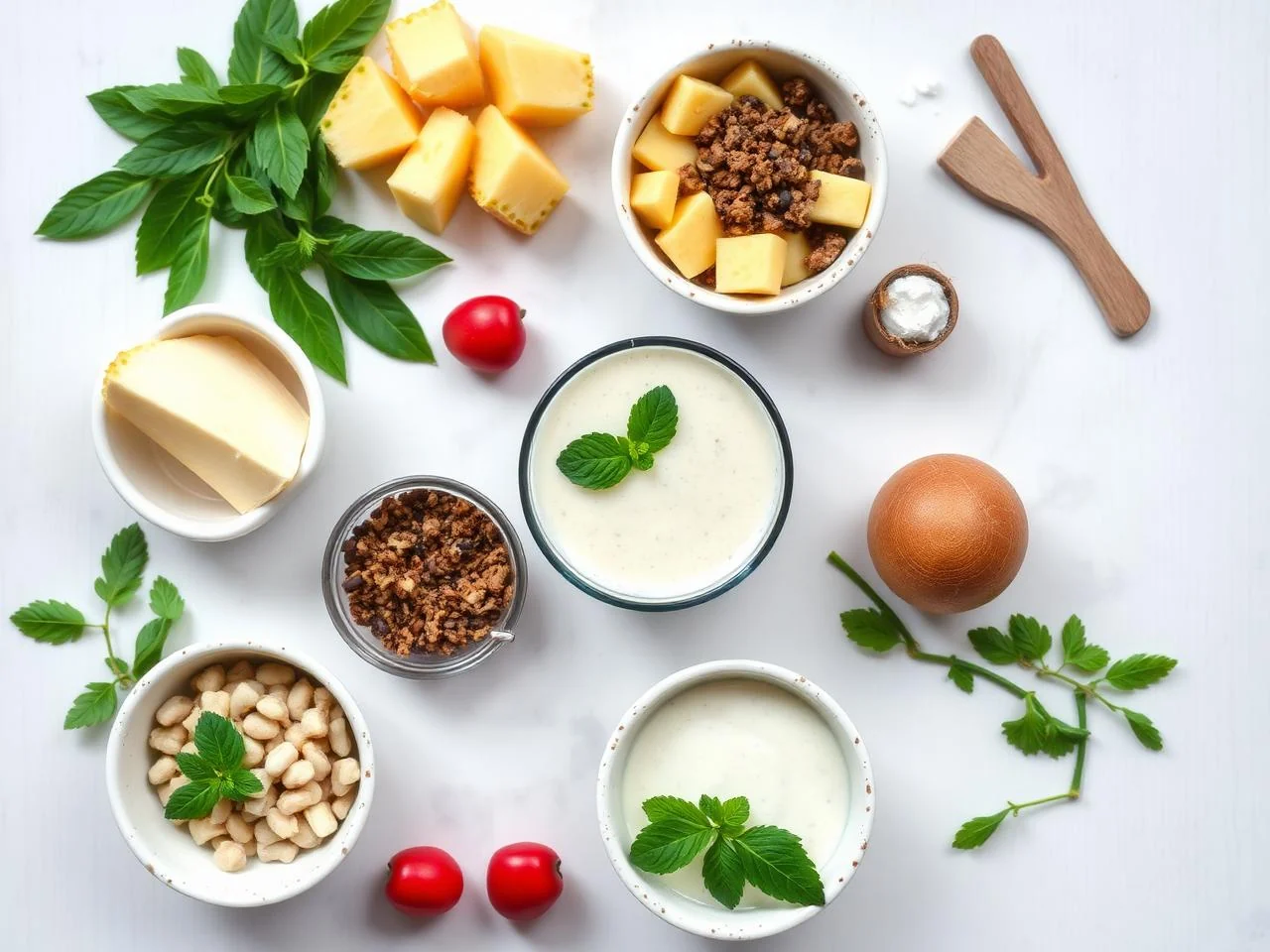 Ingredients for Pineapple Coconut Smoothie