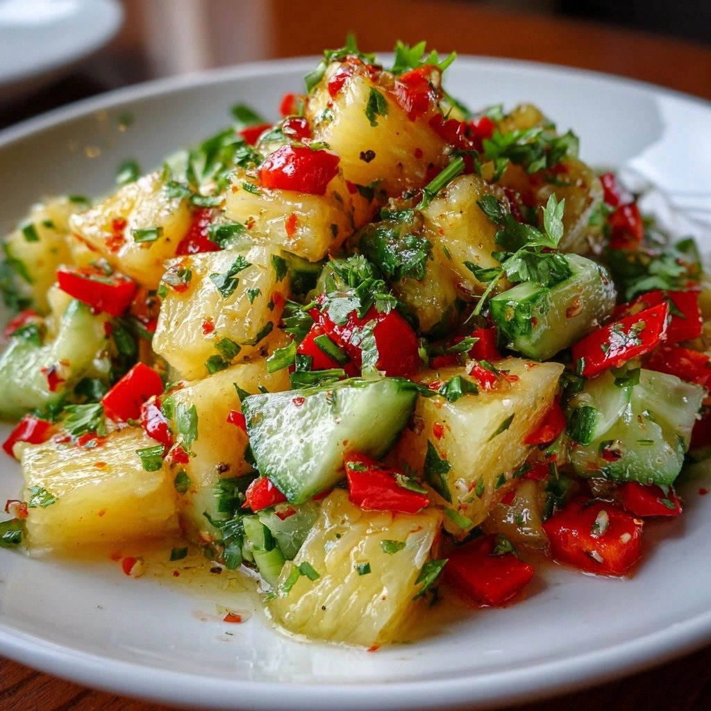 Pineapple Cucumber Salad