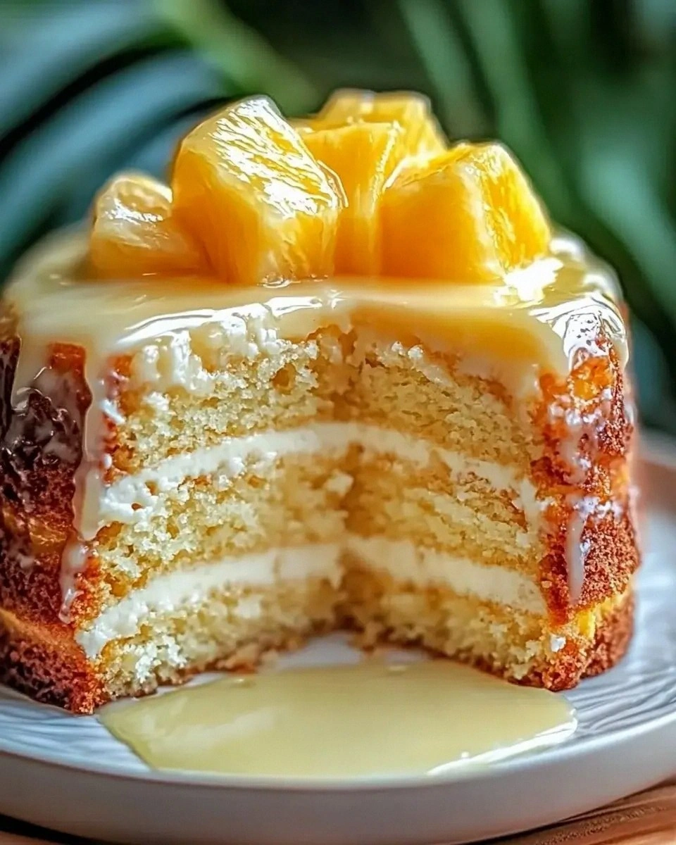 Pineapple Heaven Cake: A Delightful Tropical Treat!