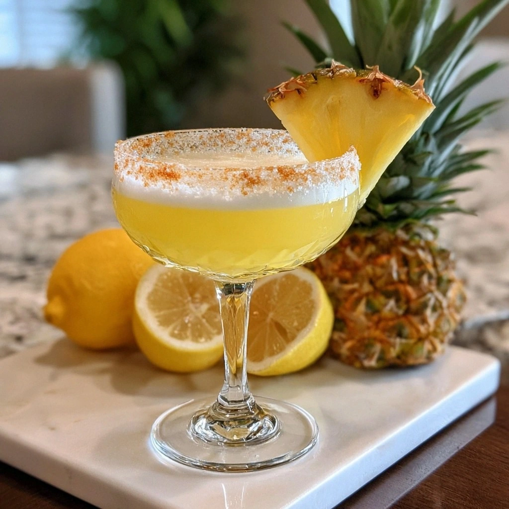 Pineapple Lemon Drop: Juicy, T