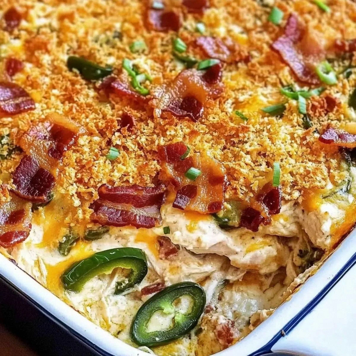 Pioneer Woman Jalapeno Popper Chicken Casserole Delight