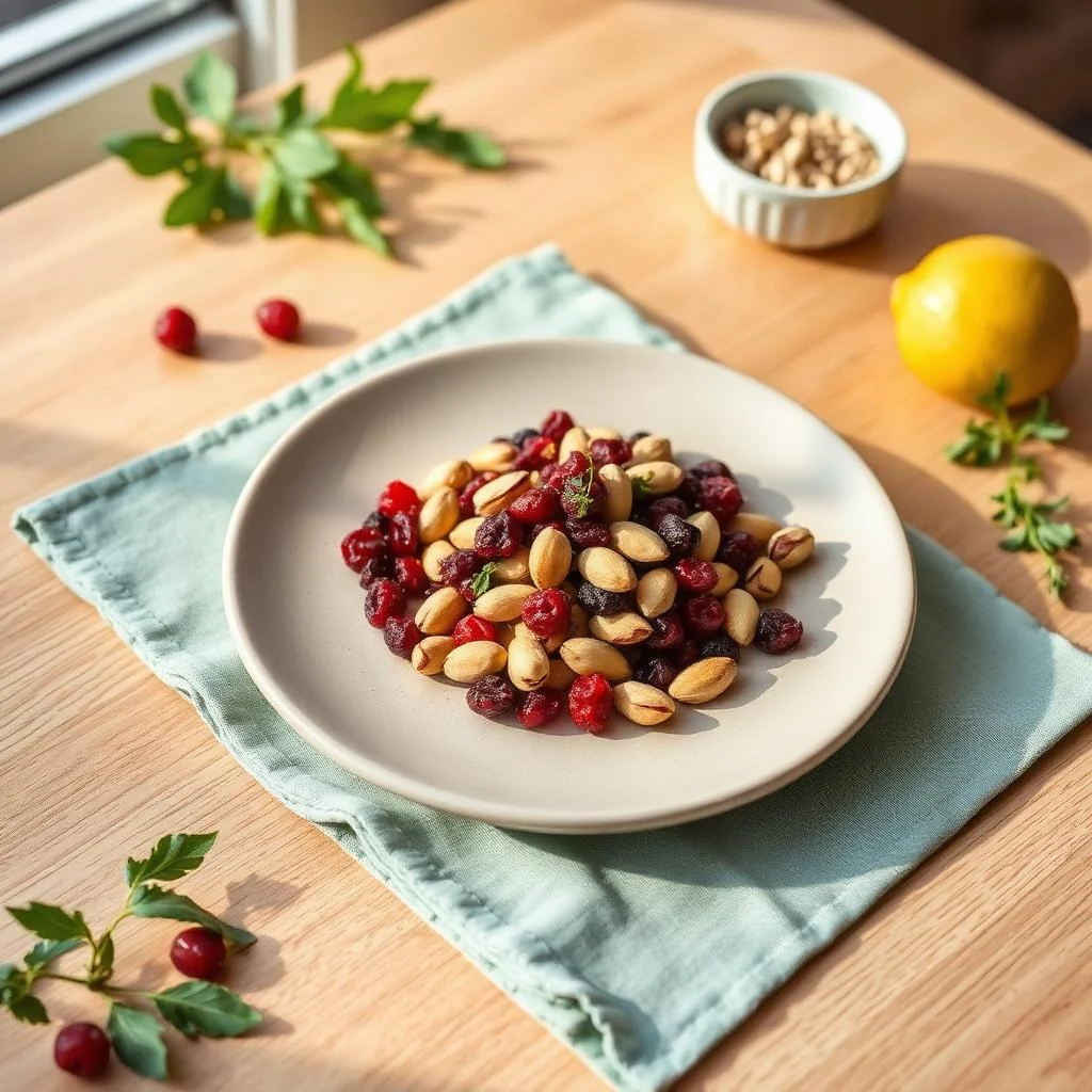 Pistachios And Dried Cranberries