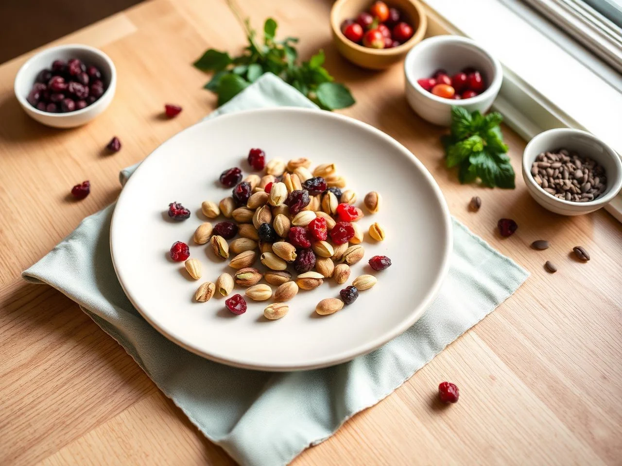 Pistachios And Dried Cranberries