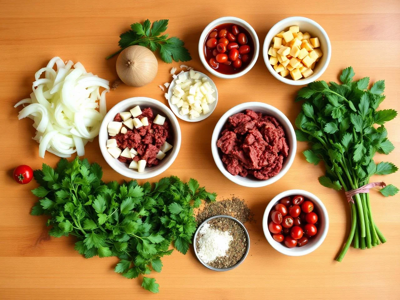 Ingredients for Pittsburgh Chili