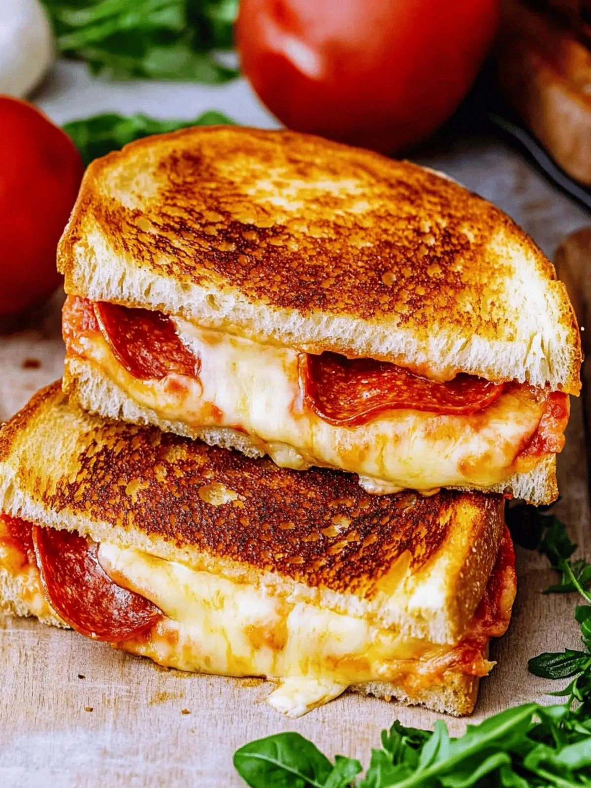 Pizza Grilled Cheese Bliss: Th