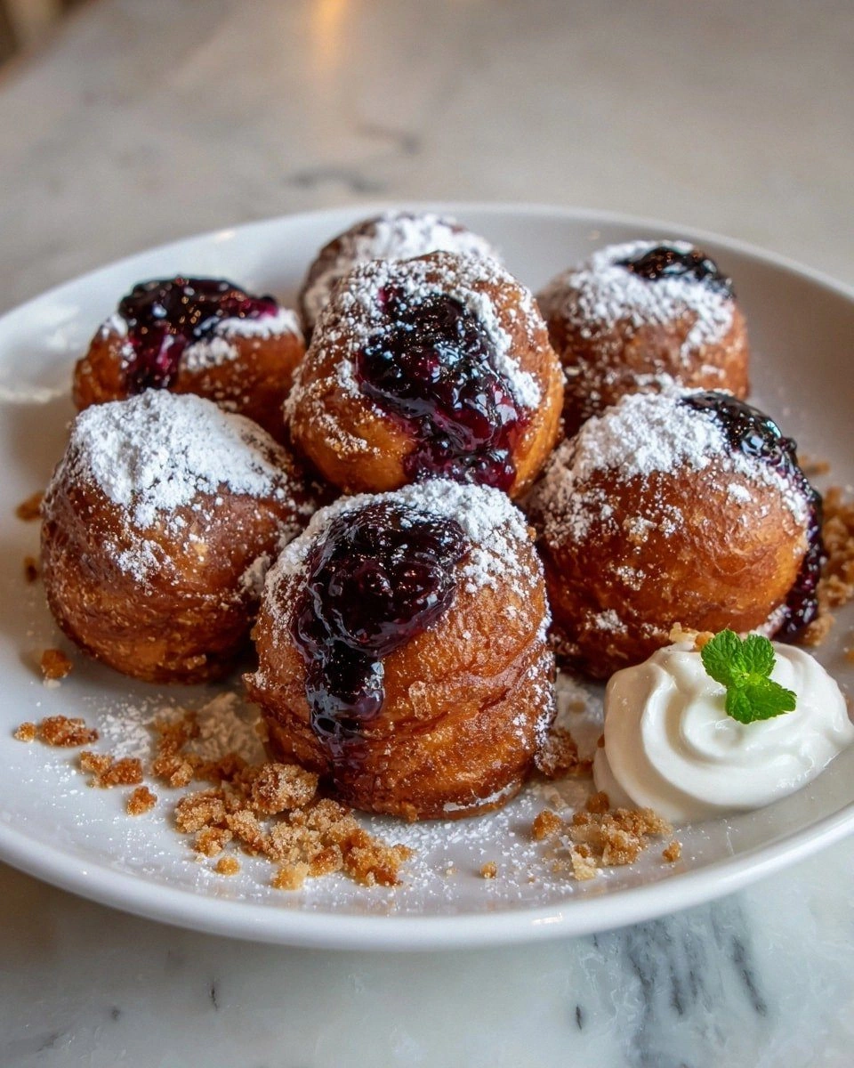 Plum Dumplings with Ricotta Re