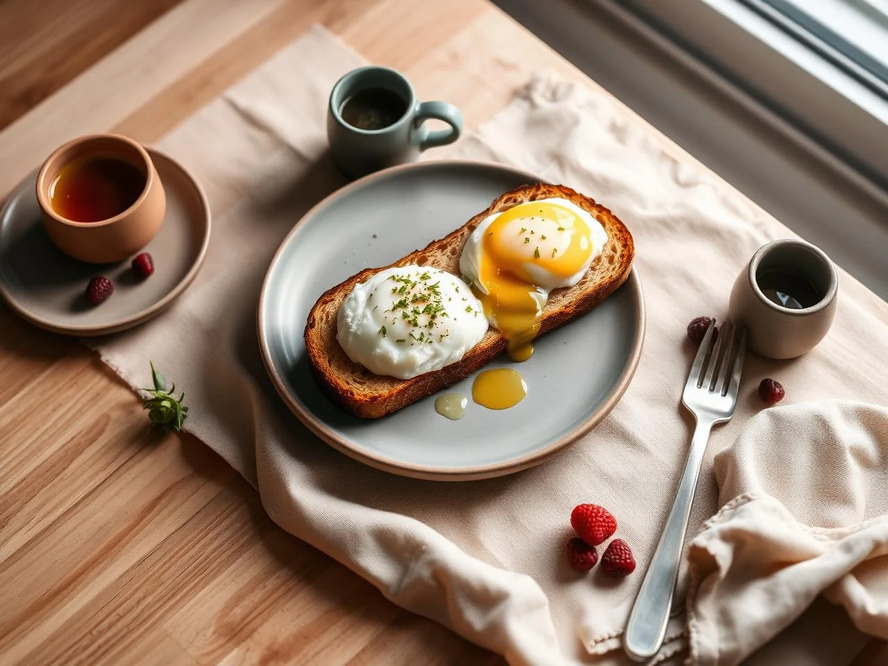 Poached Eggs On Toast