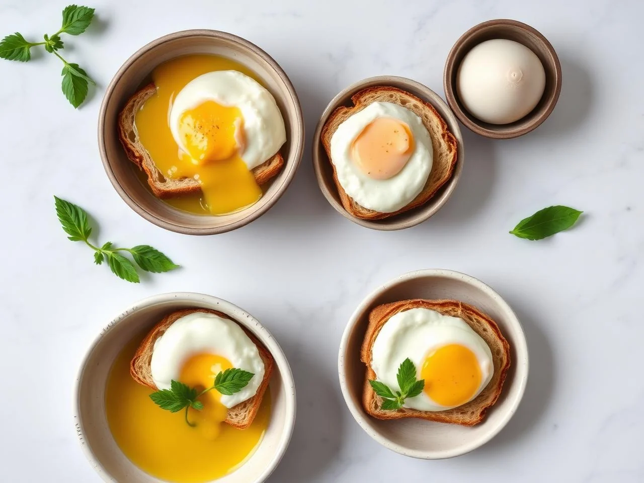 Ingredients for Poached Eggs On Toast