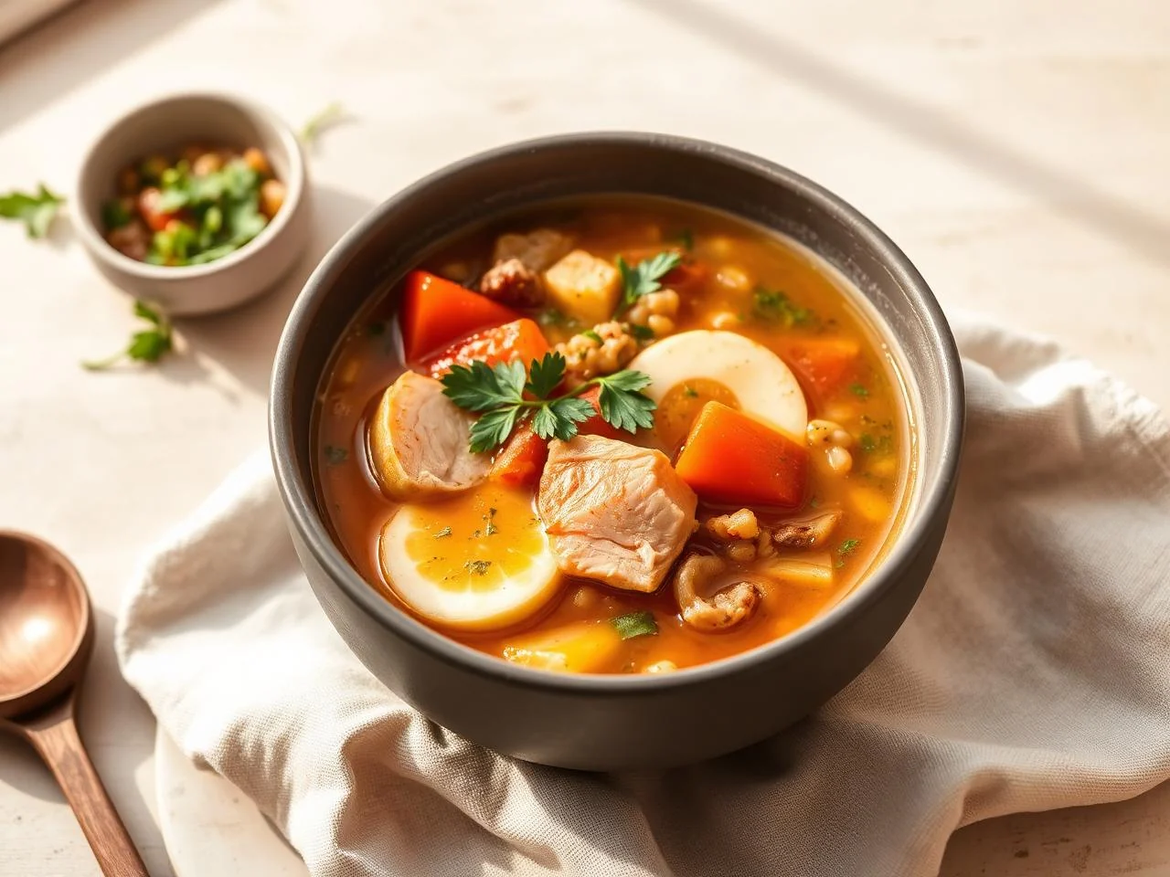 Pork And Vegetable Soup