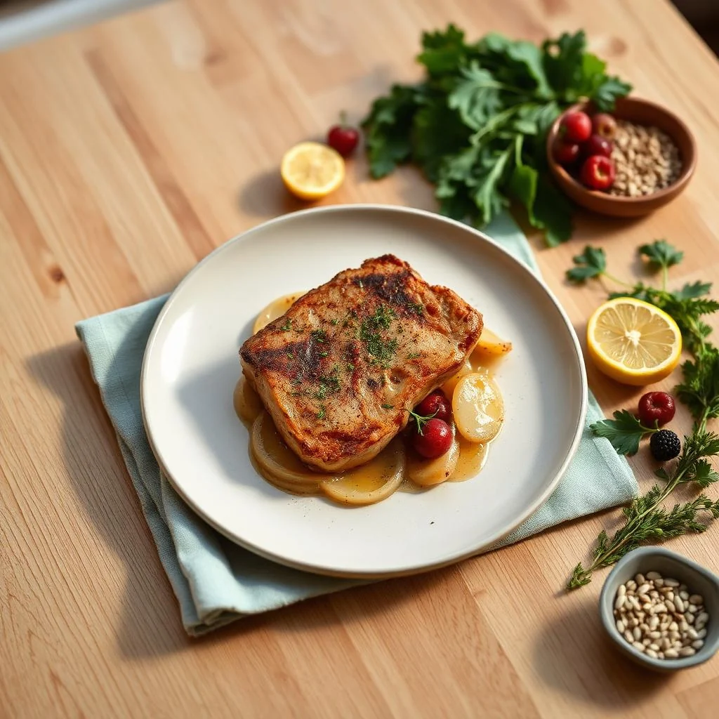 Pork Chops With Apple And Onions