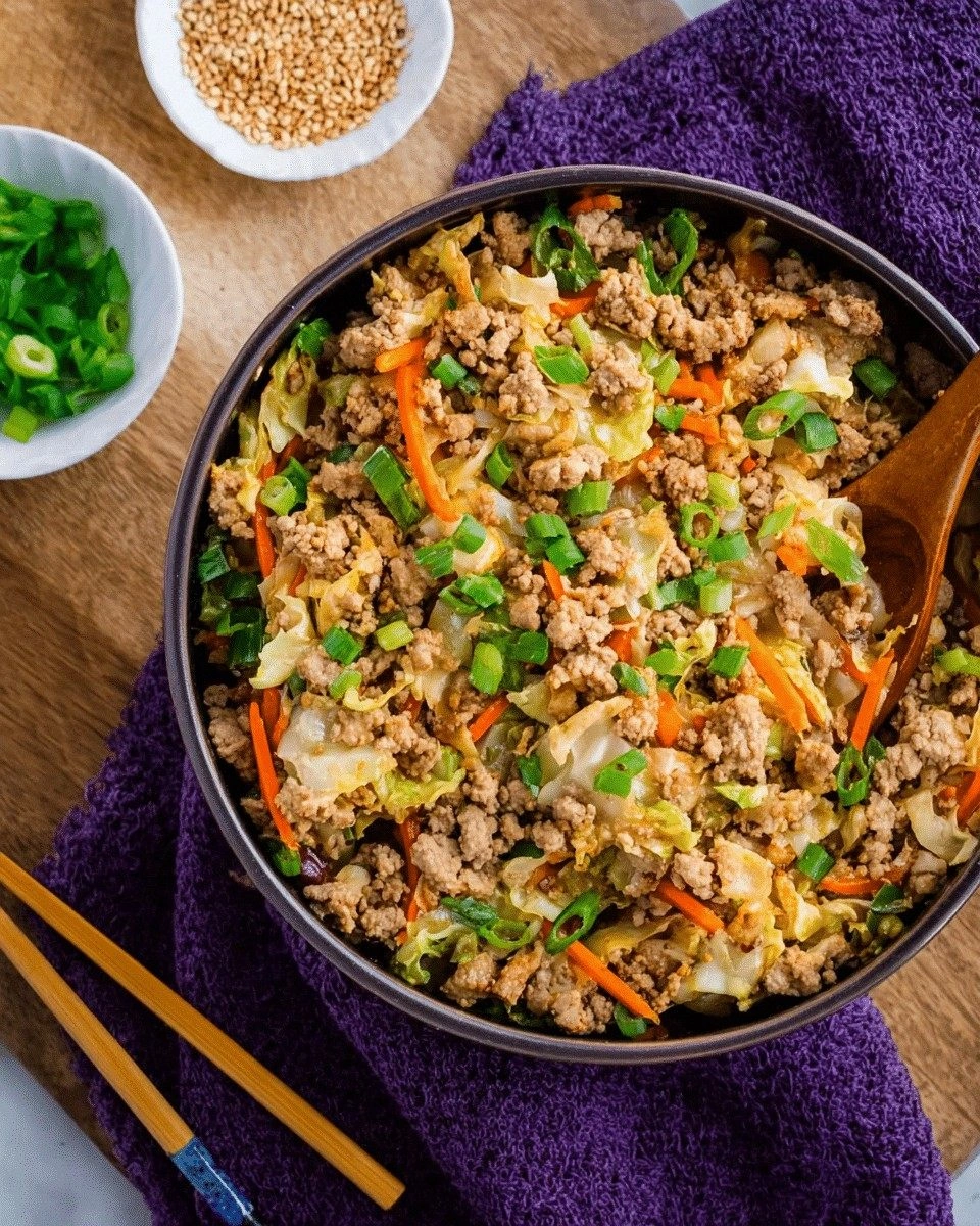 Pork Egg Roll in a Bowl