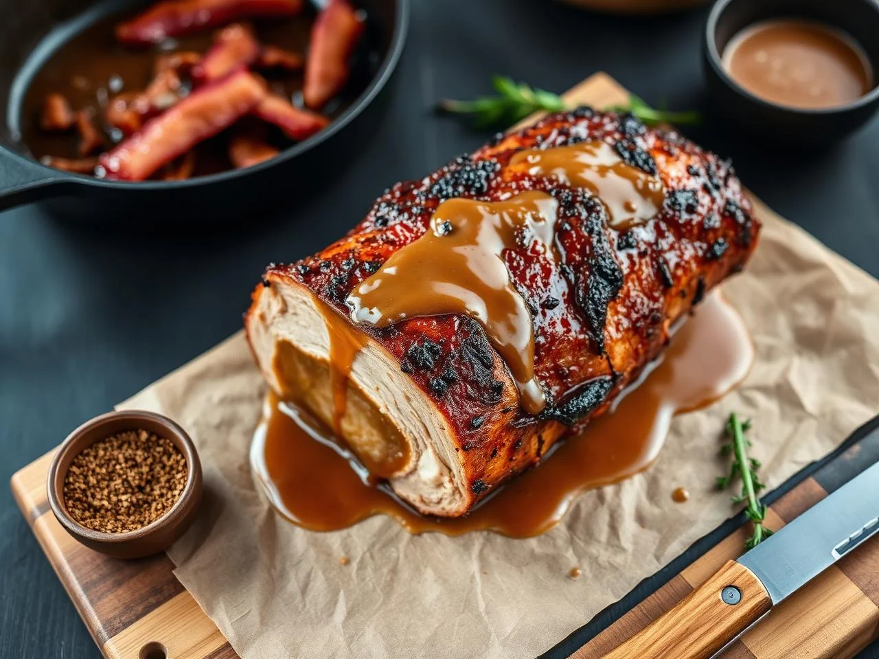 Pork Loin Roast With Gravy
