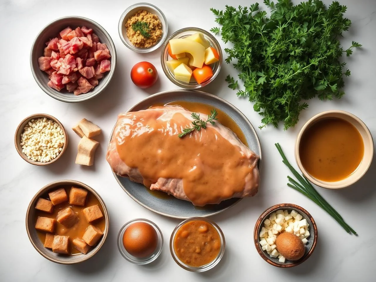 Ingredients for Pork Loin Roast With Gravy