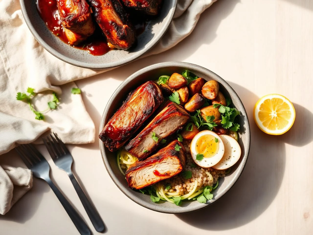 Pork Ribs With Bbq Sauce