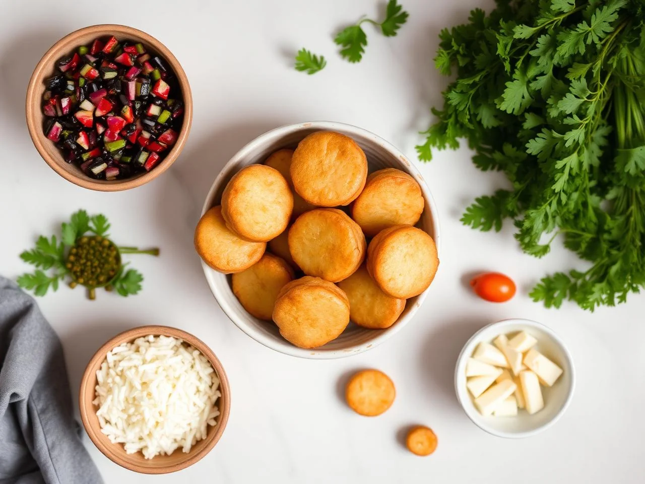 Ingredients for Potato Croquettes