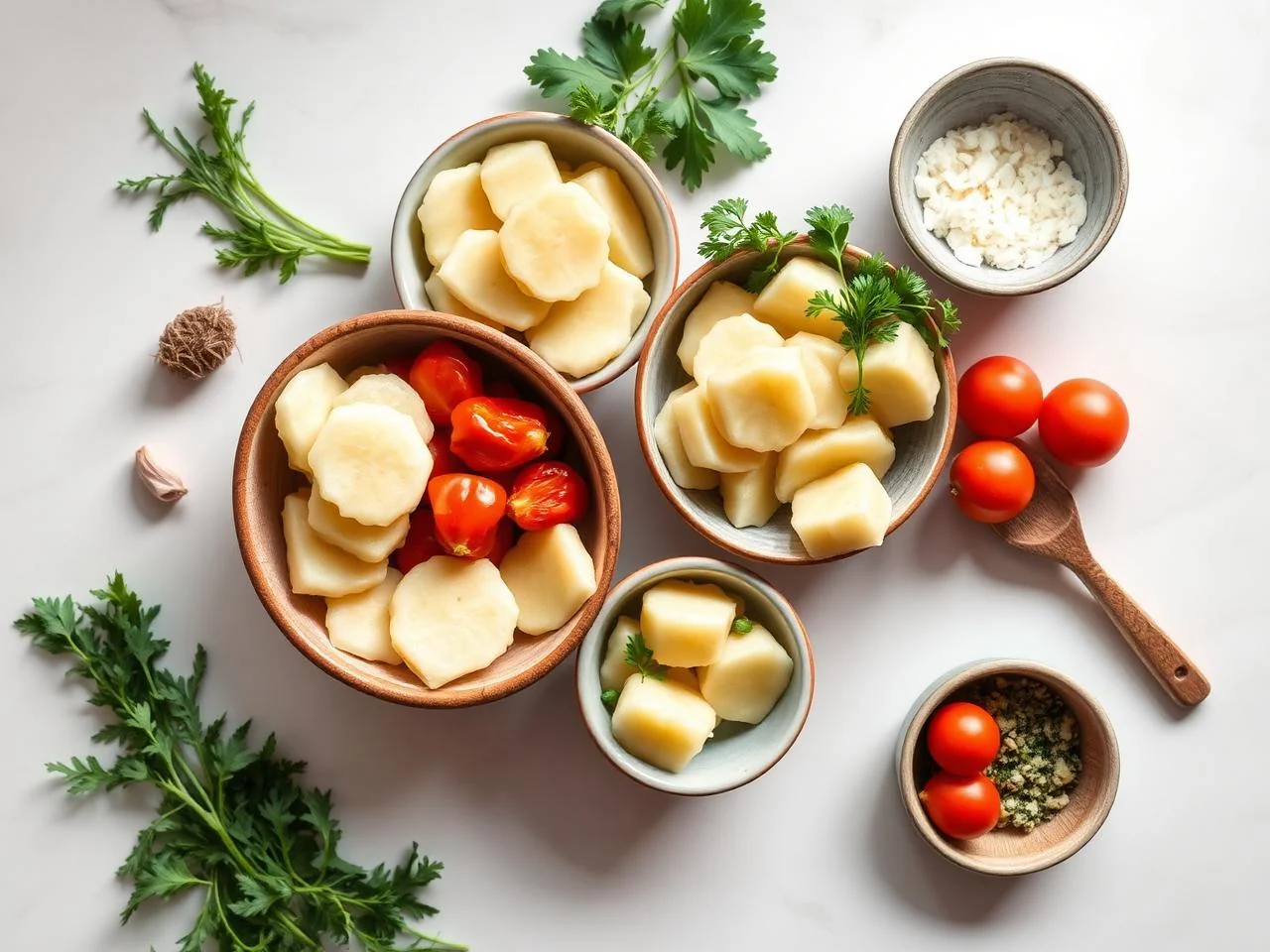 Ingredients for Potato Gnocchi