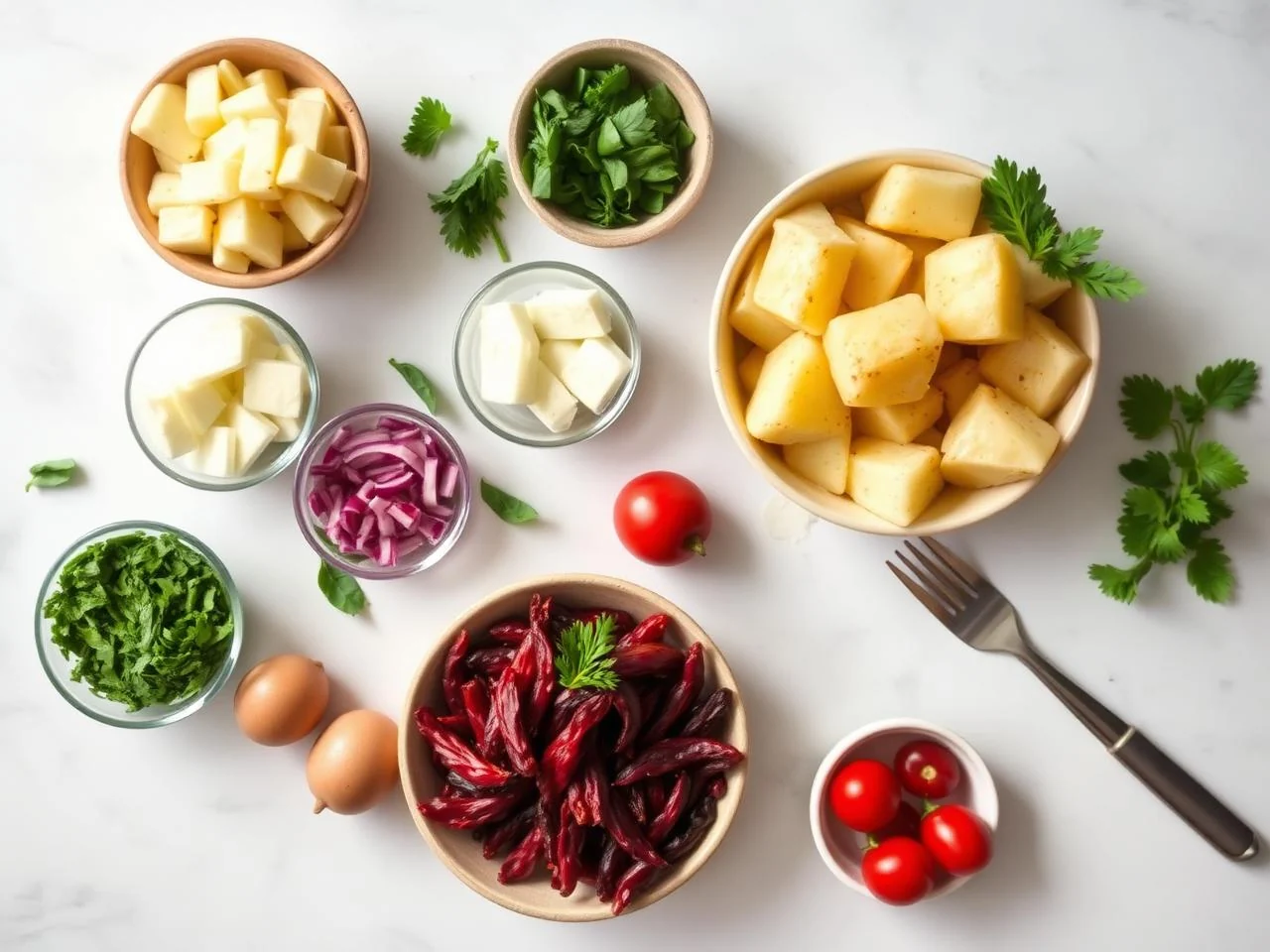 Ingredients for Potato Gratin