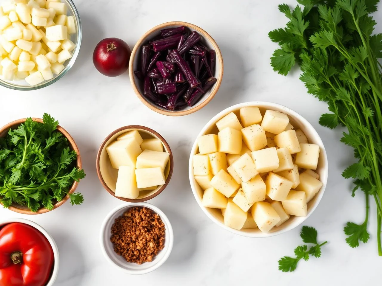 Ingredients for Potato Salad