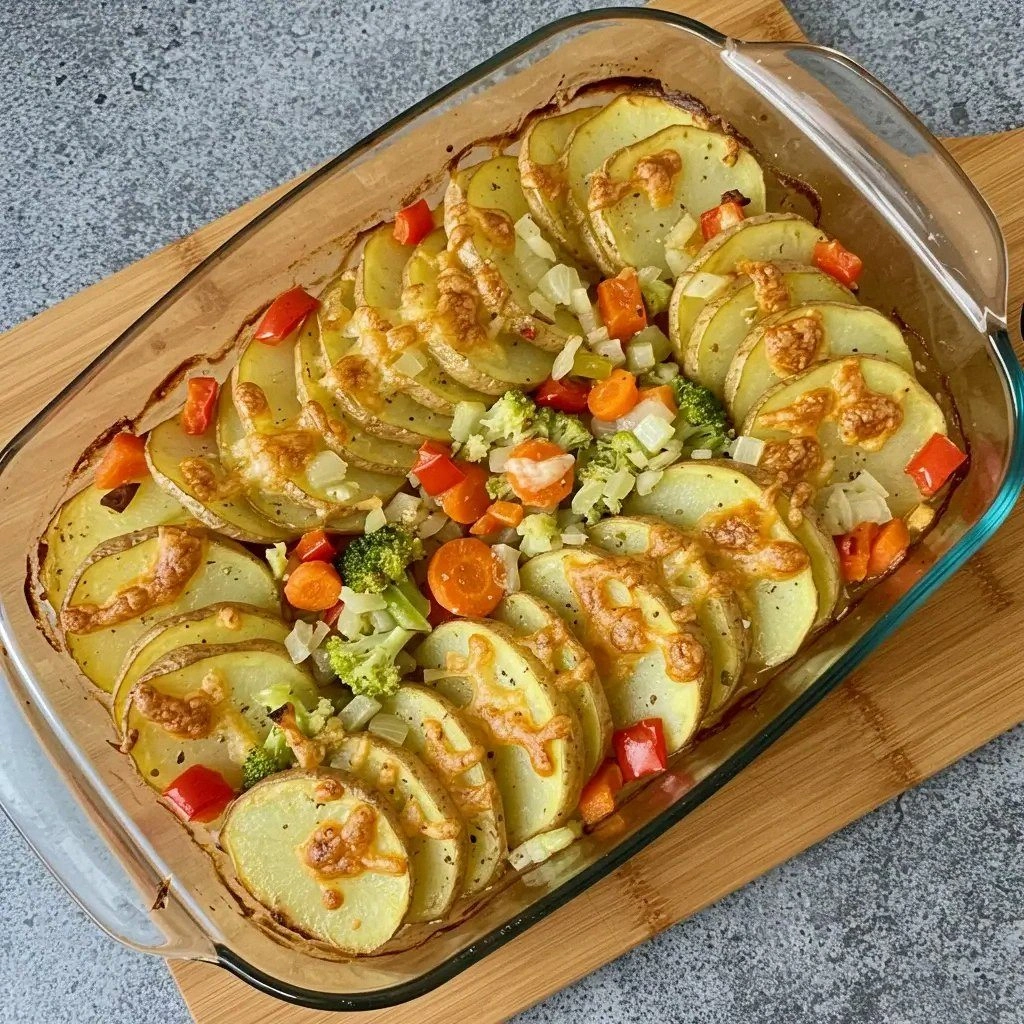 Potato Veggie Casserole Recipe
