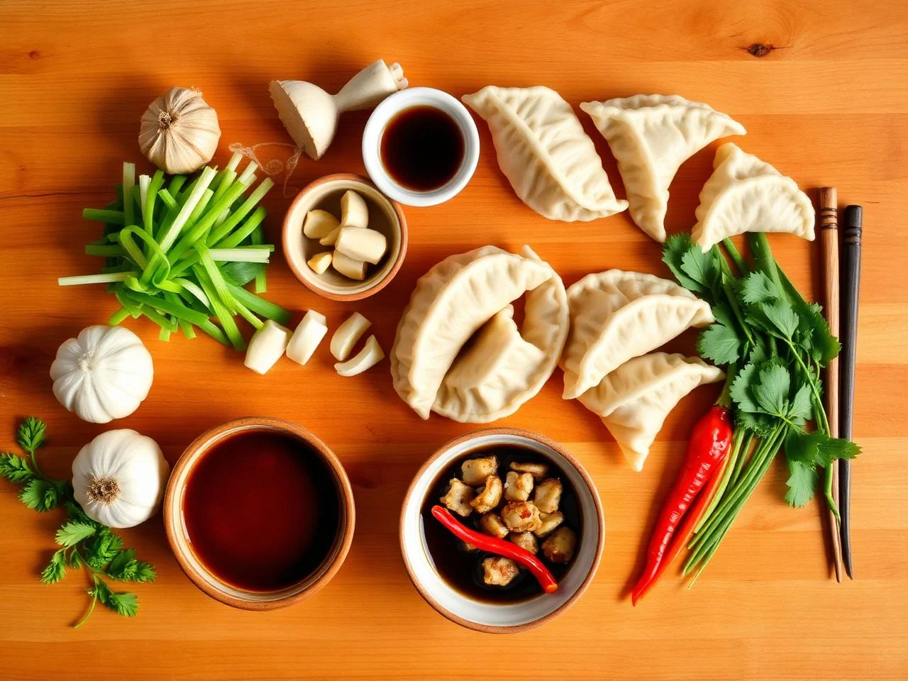 Ingredients for Potstickers