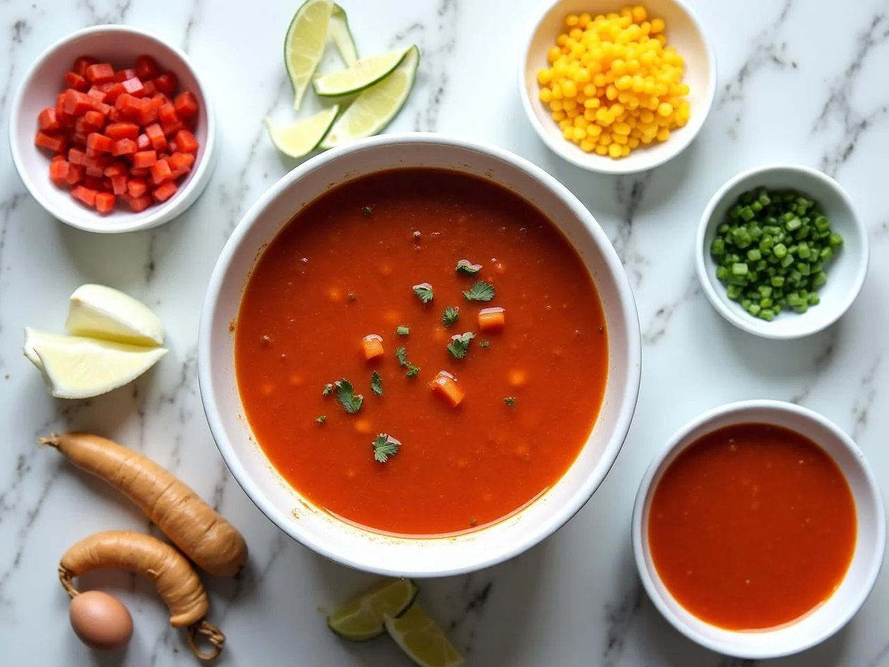 Ingredients for Pozole Rojo