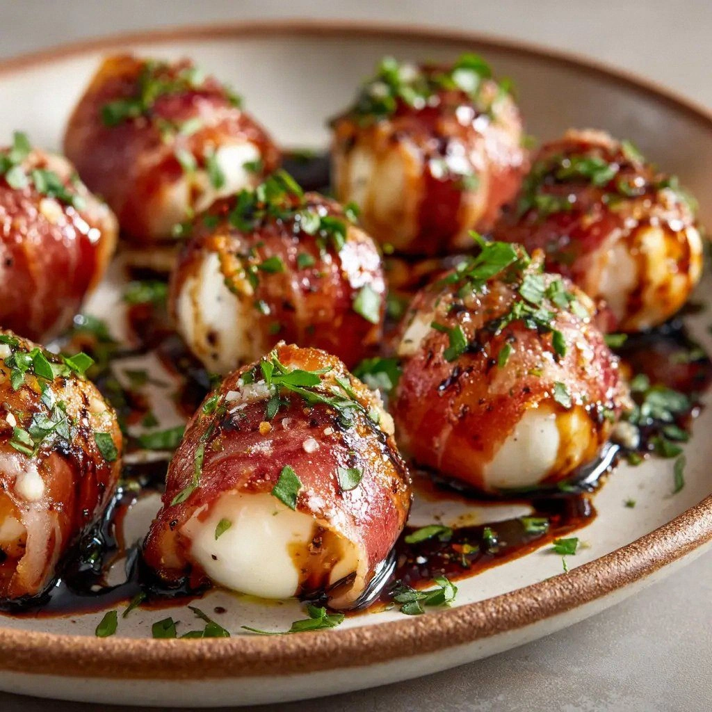 Prosciutto Wrapped Mozzarella 