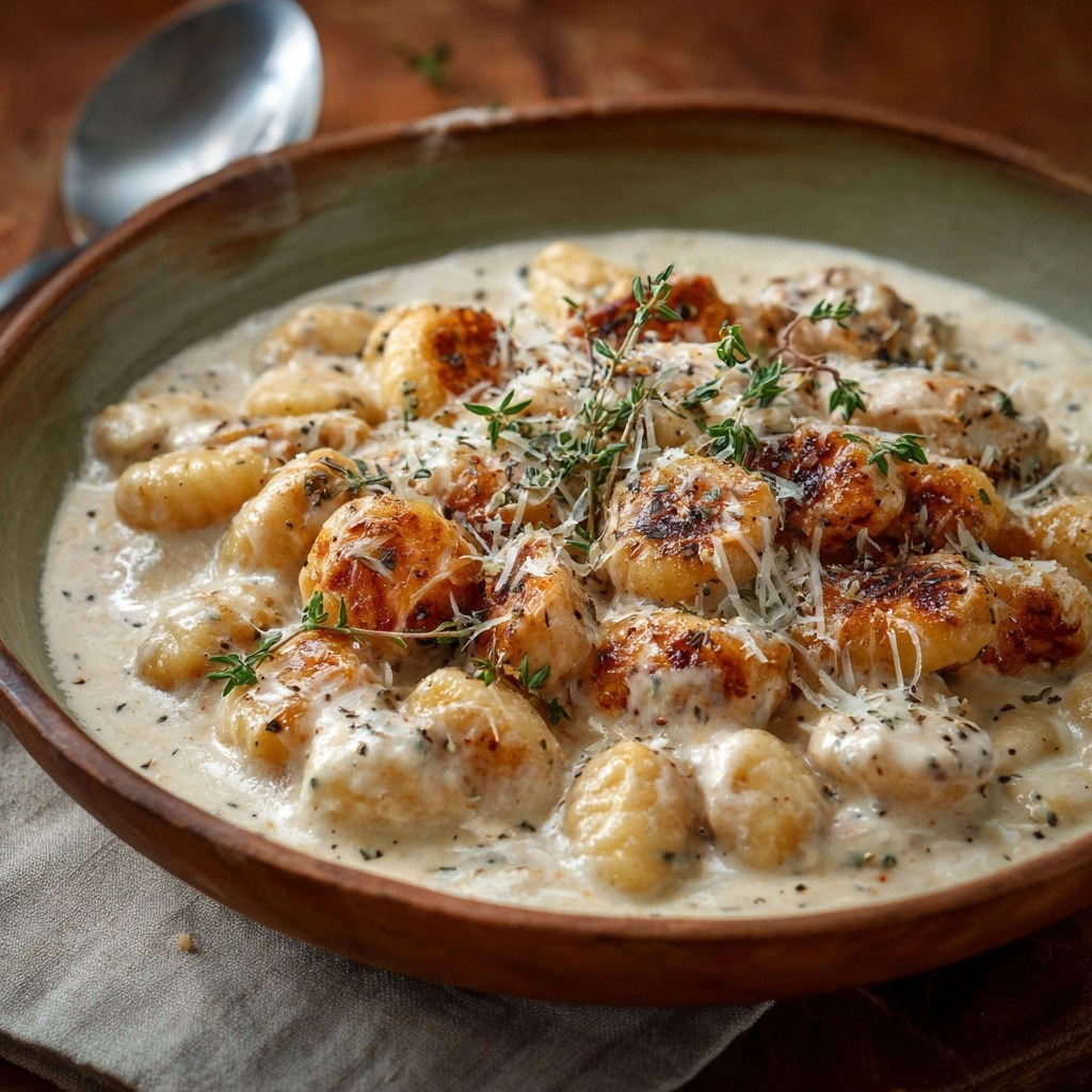 Protein Alfredo Gnocchi : Crea