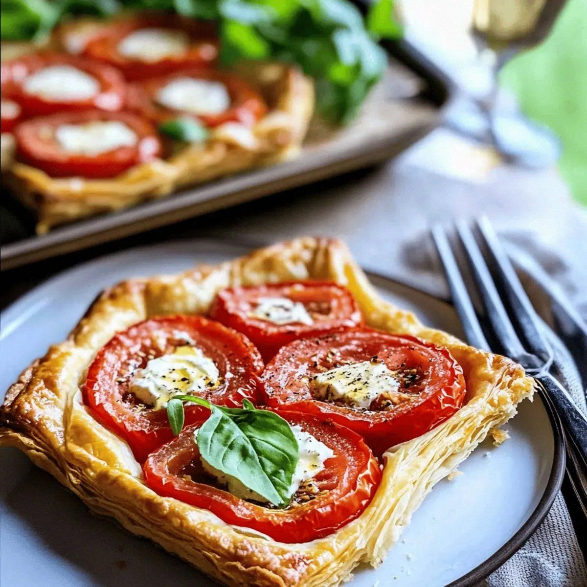 Puff Pastry Tomato Tart for a Delightful Summer Feast