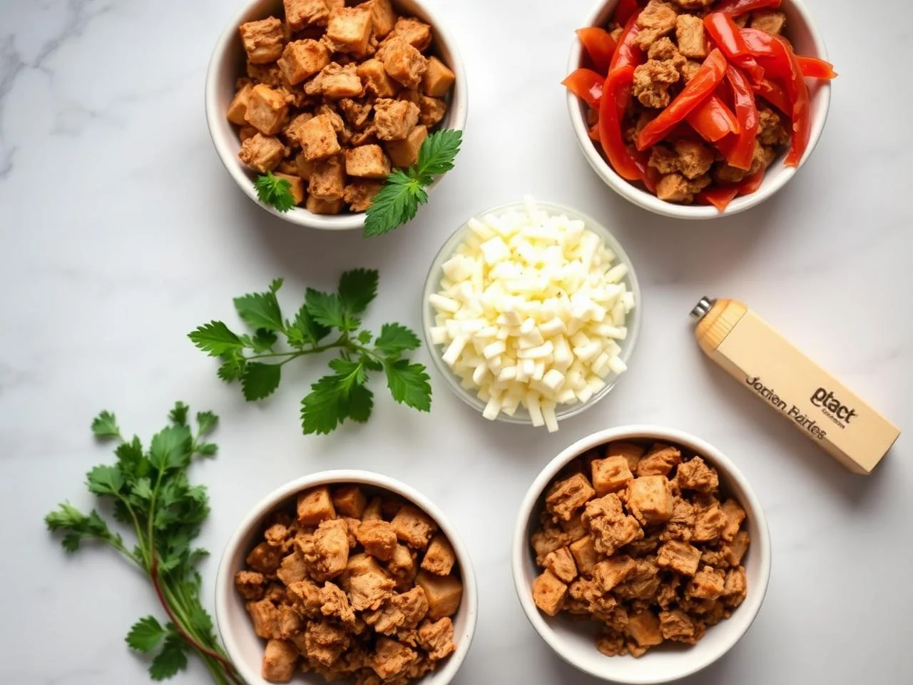 Ingredients for Pulled Pork Baked Potatoes