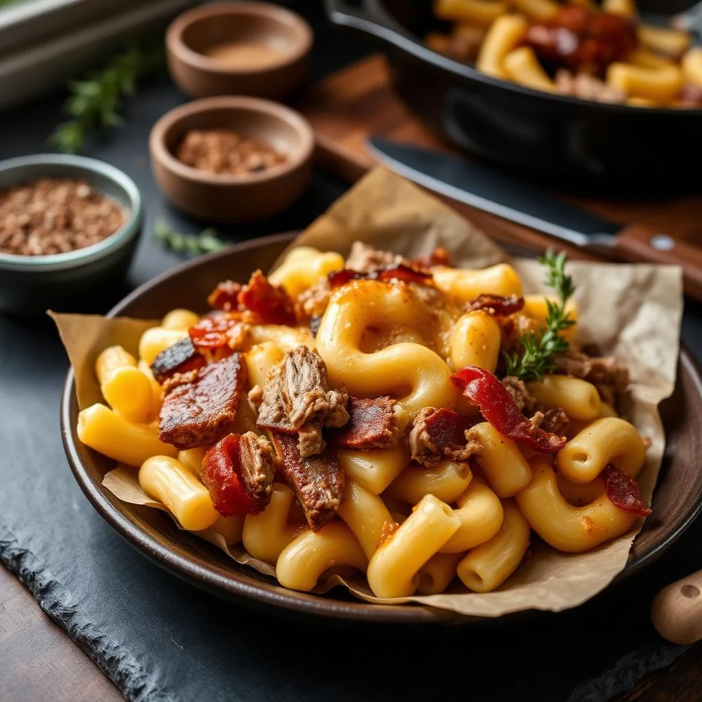 Pulled Pork Mac And Cheese