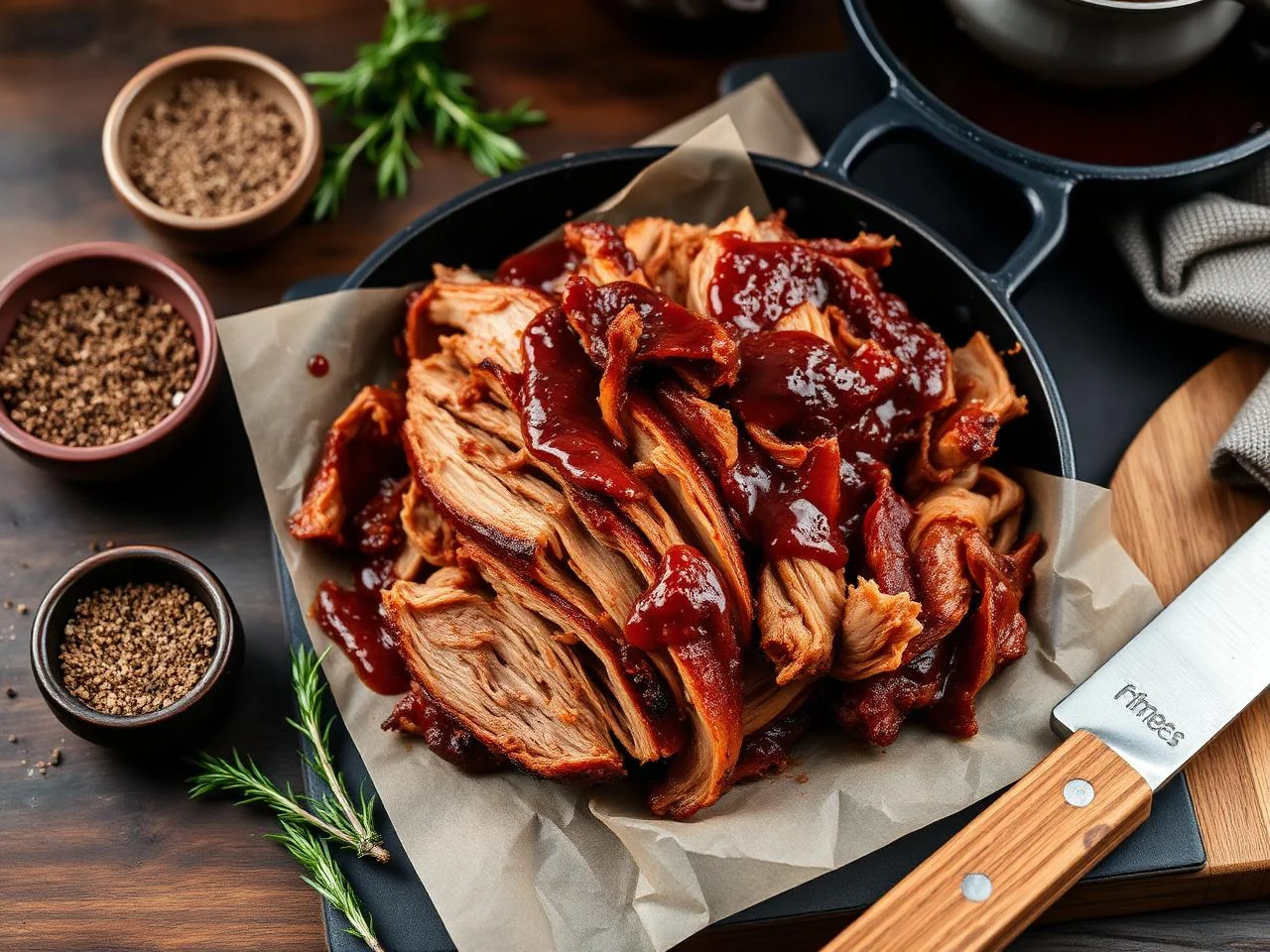 Pulled Pork With Bbq Sauce