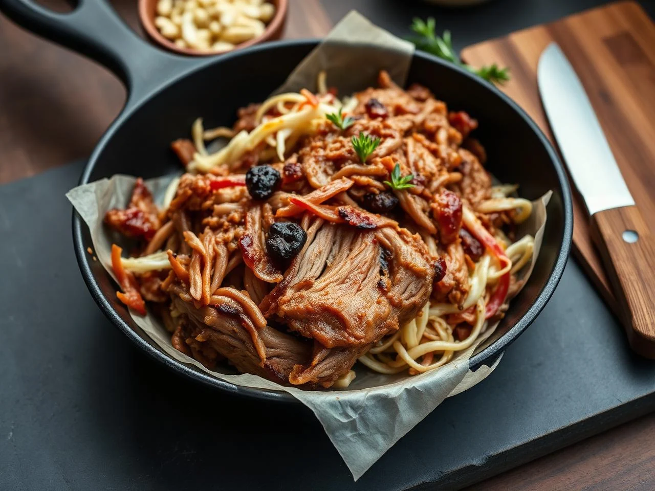 Pulled Pork With Coleslaw