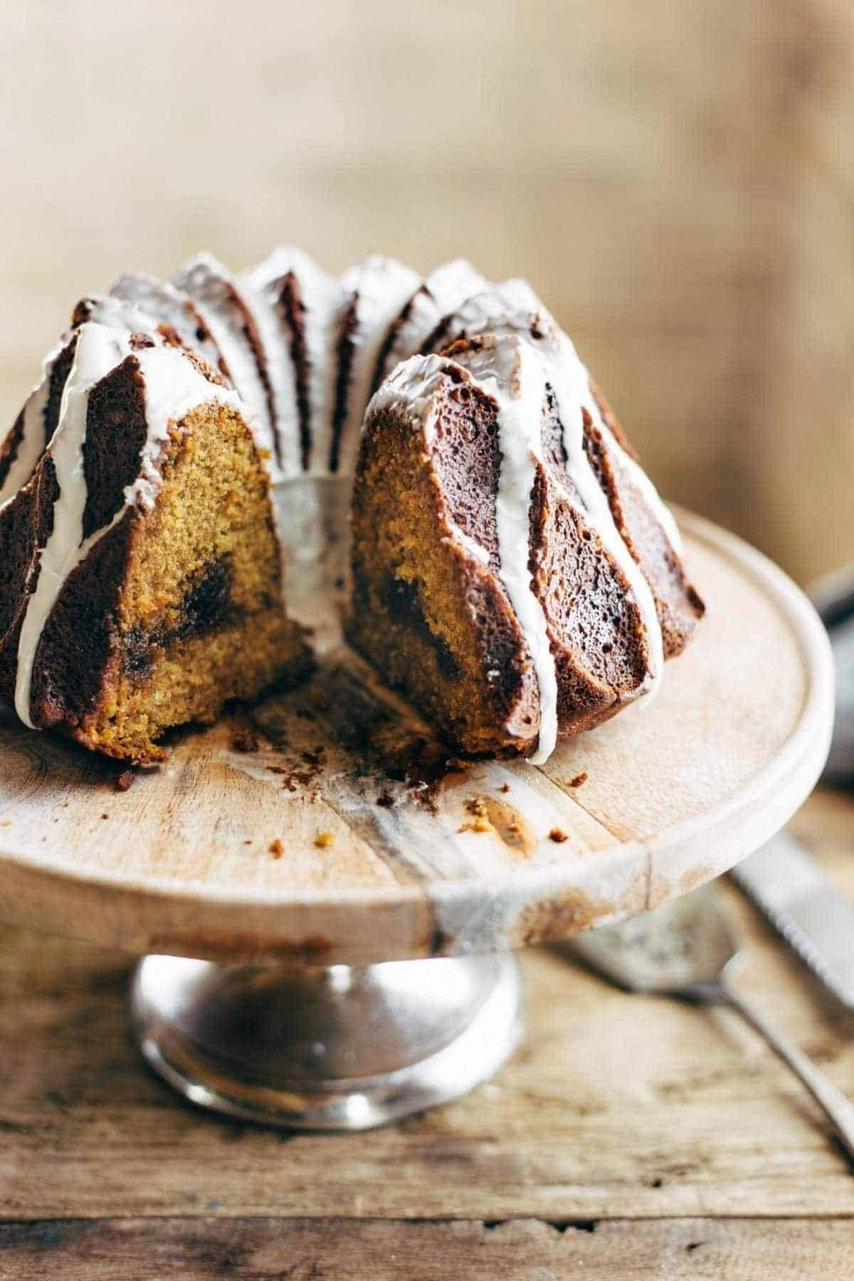 Pumpkin Bundt Cake and Baby Sh