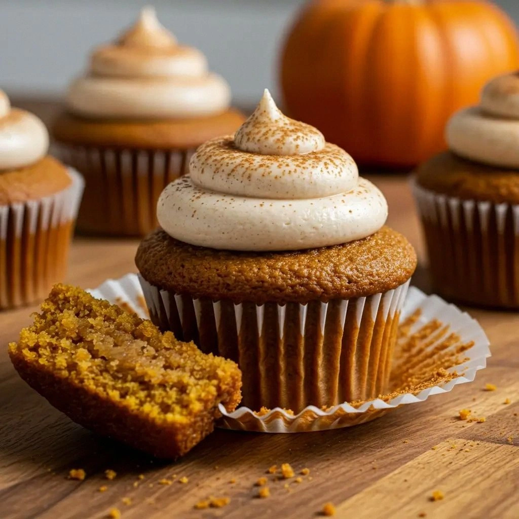 Pumpkin Chai Latte Cupcakes Re