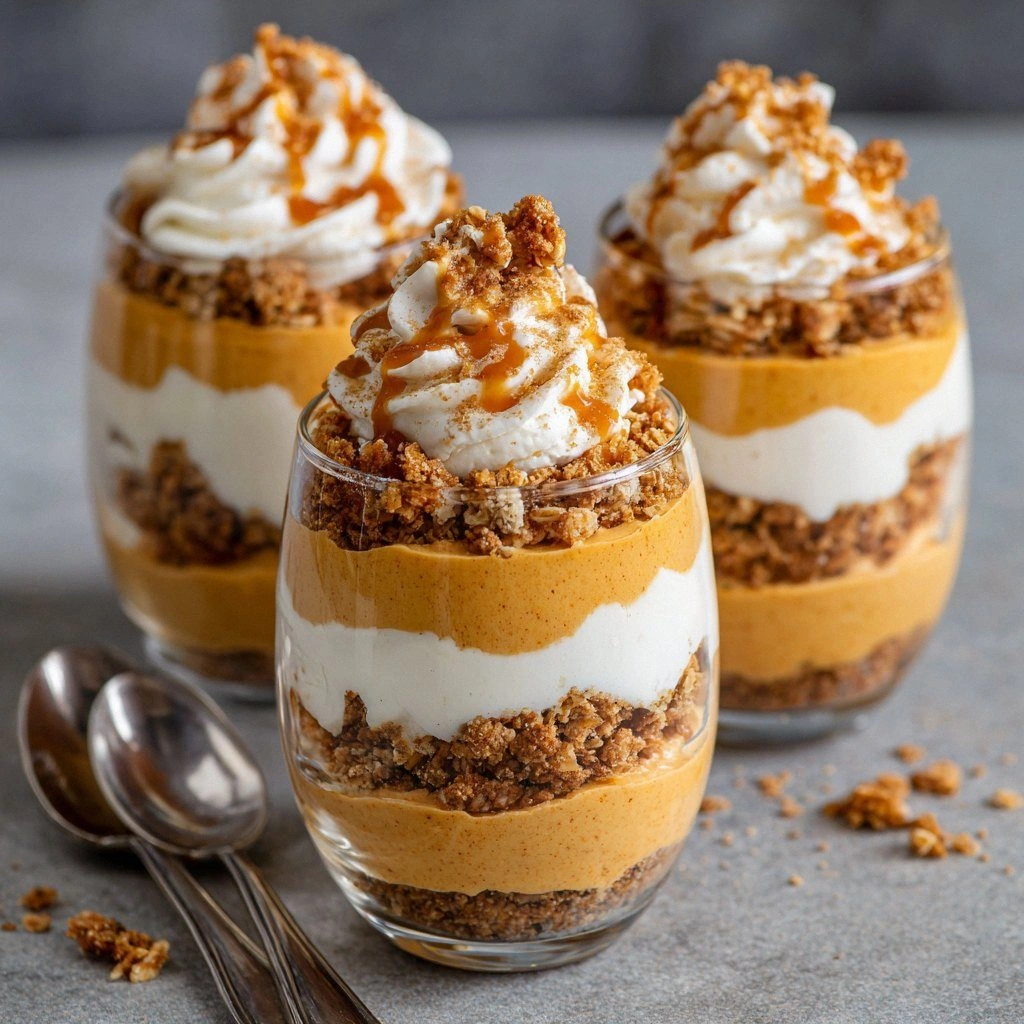 Pumpkin Cheesecake Parfaits