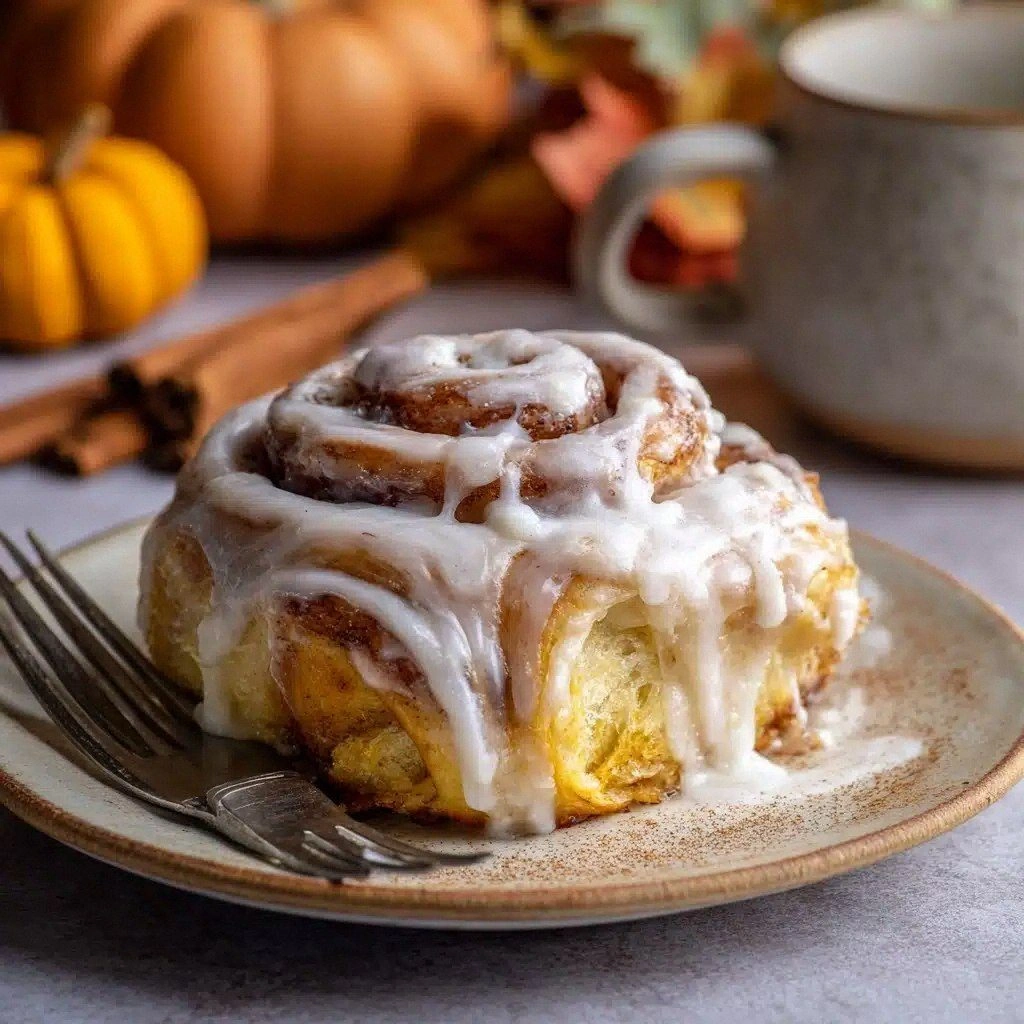 Pumpkin Cinnamon Rolls Recipe