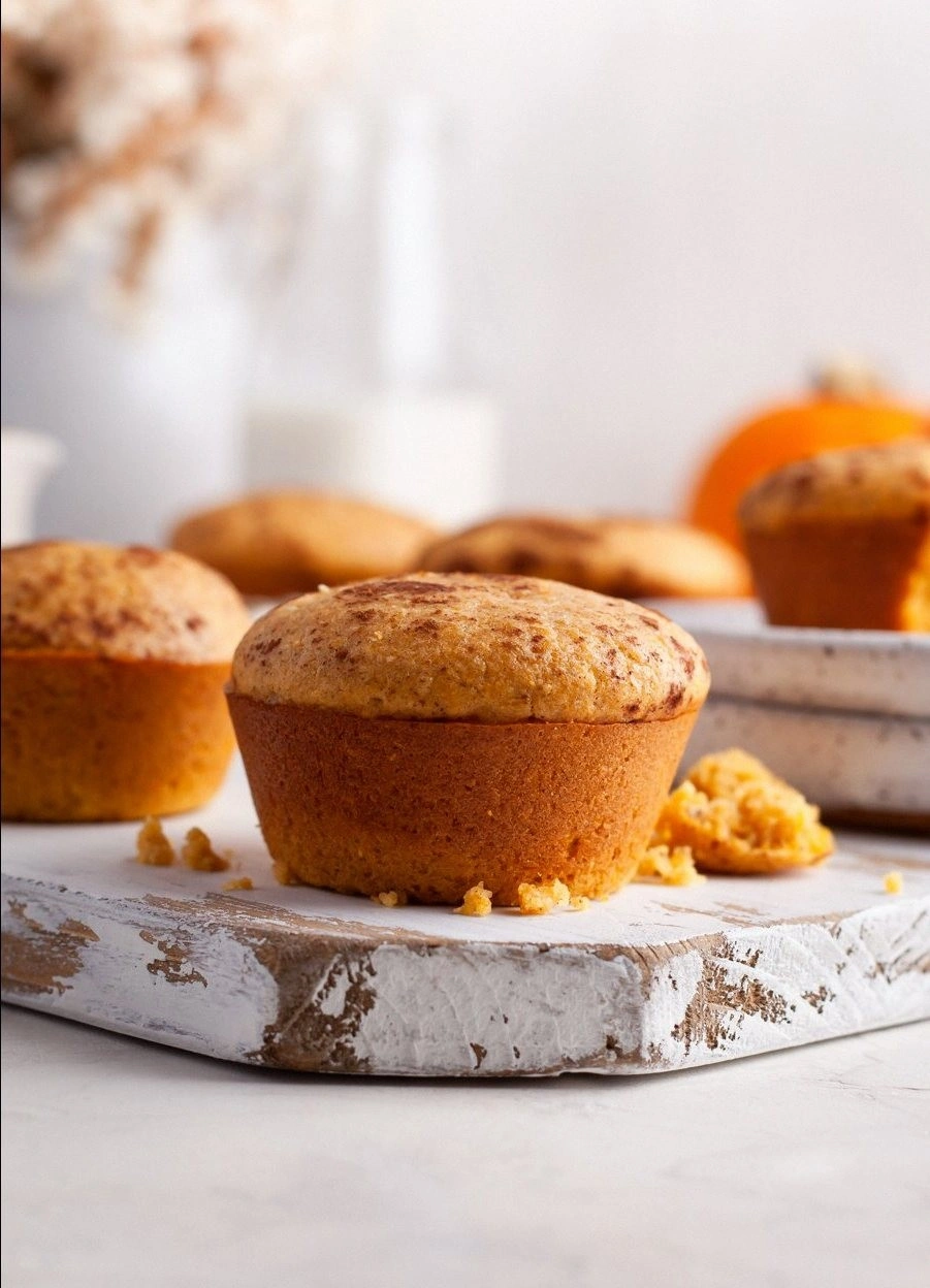 Pumpkin Cornbread Muffins