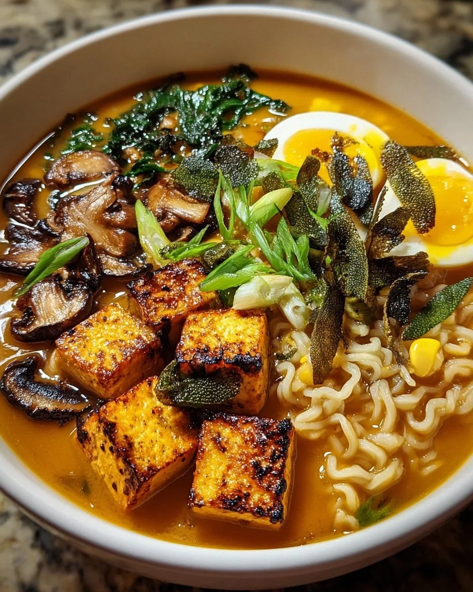 Pumpkin Miso Ramen Sage